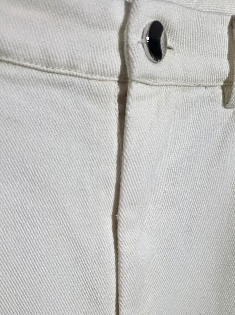 Cider Wide-Leg High-Rise Cotton Pants in Cream - Picture 8 of 9
